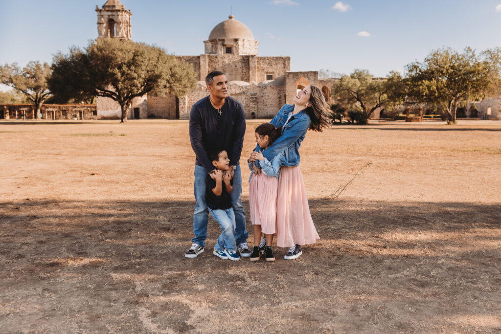 Family Photos at San Antonio Missions