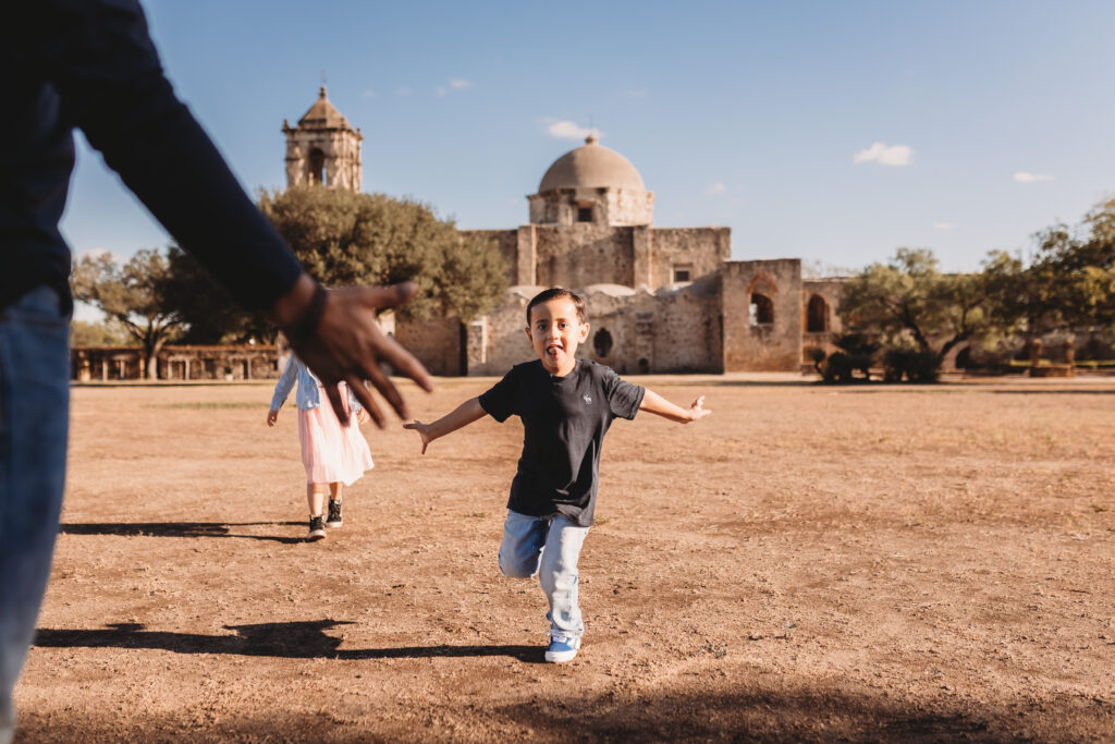 Family Photos at San Antonio Missions