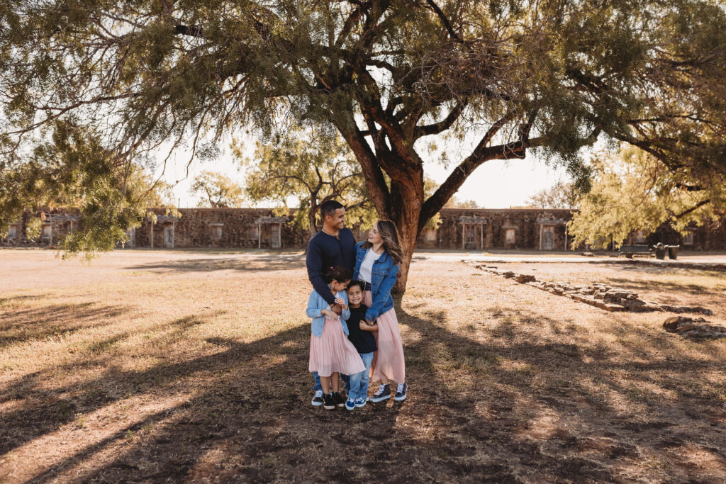 Family Photos at San Antonio Missions