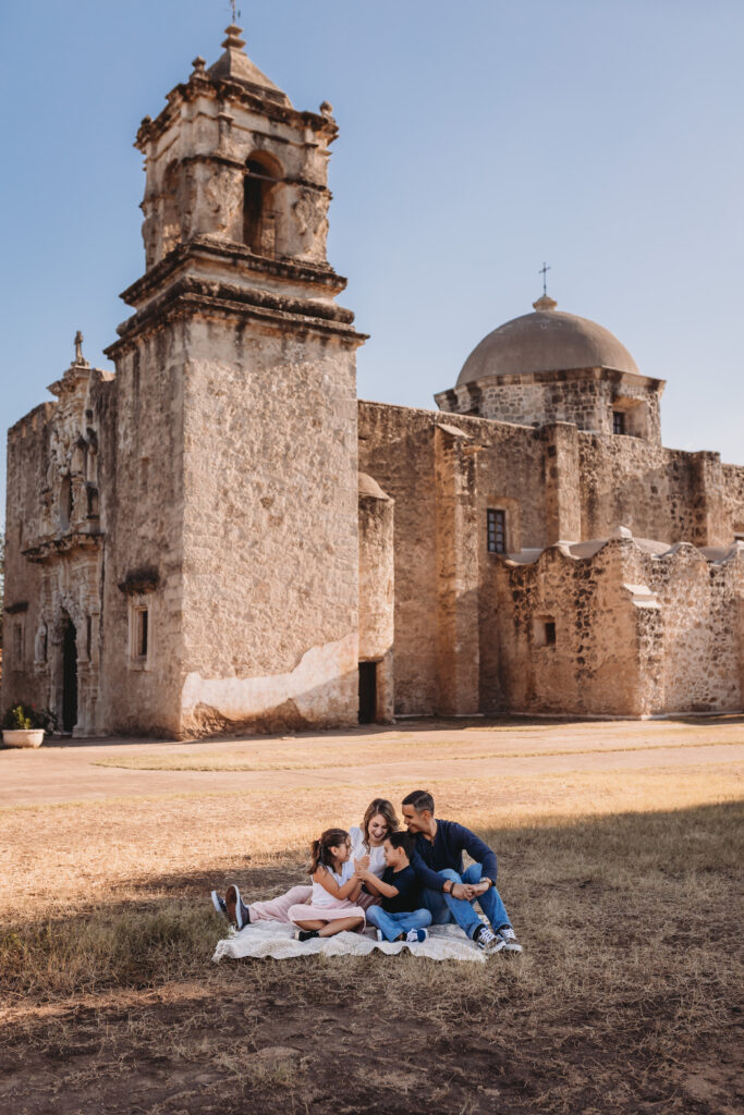 Family Photos at San Antonio Missions