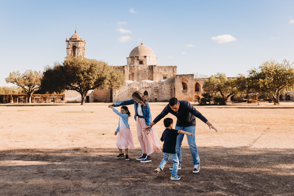 Family Photos at San Antonio Missions