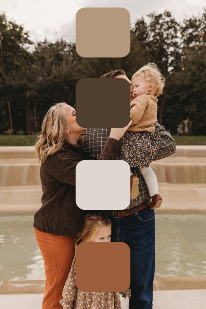 color combinations for family photos